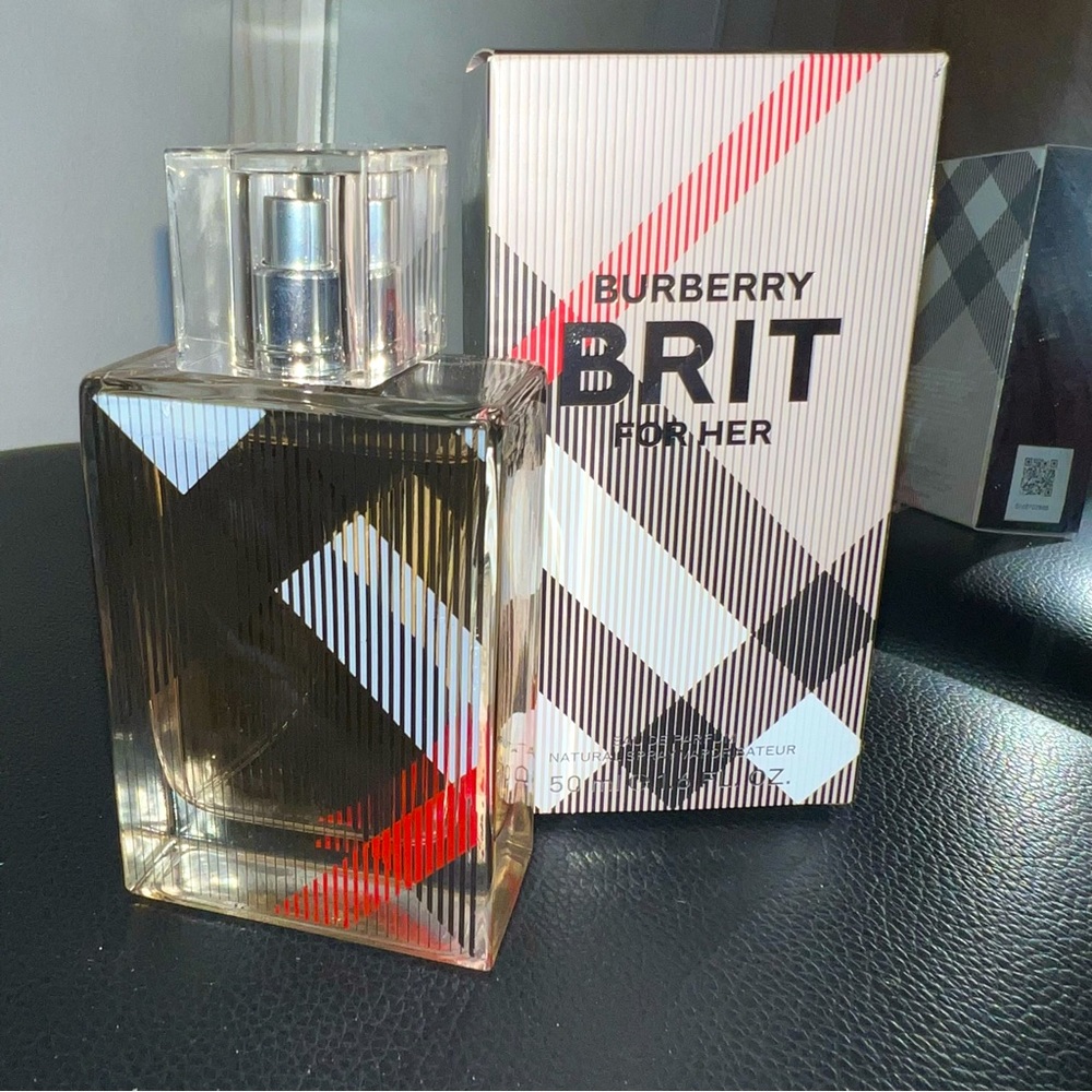 Burberry BRIT for her perfume.